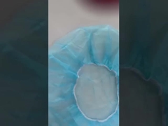 No tejido de polipropileno con tapa redonda para la industria alimentaria y el pelo blanco azul rojo rosa elástico