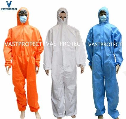Categoría 3 Ropa de protección de tipo 5/6 Abrigos desechables para la eliminación del asbesto