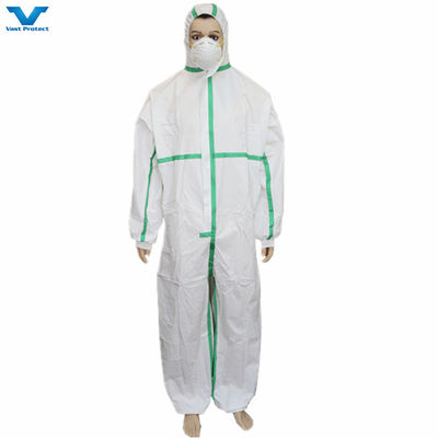 Categoría 3 Tipo 5/6 Traje desechable Trajes impermeables y con capucha para protección de la seguridad