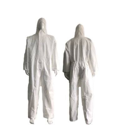 Cerradura con cremallera CE Reutilizable Blanco Microporous Protector para la transpirabilidad