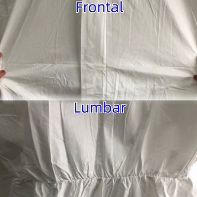 Cerradura con cremallera CE Reutilizable Blanco Microporous Protector para la transpirabilidad