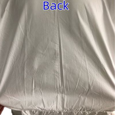 Cerradura con cremallera CE Reutilizable Blanco Microporous Protector para la transpirabilidad