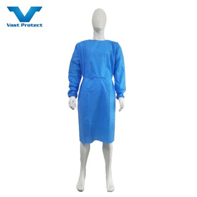 Vestido aislante desechable no tejido Nivel 1 Reforzado a prueba de agua Norma GB19083-2010