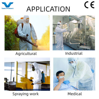 Protector de protección desechable para EPI industriales tipo 5/6 antiestático
