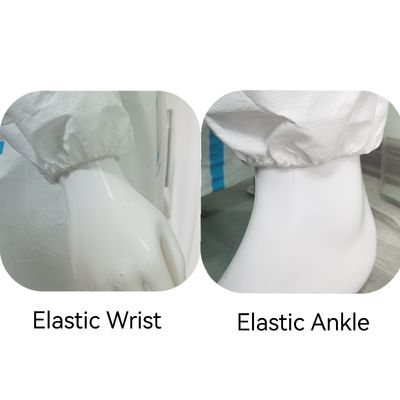 Antiestático Tyvek 400 Abrigos tipo 5 6 PPE de seguridad microporoso Abrigos desechables