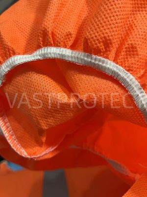 Traje médico no tejido certificado CE tipo 5 6 con cinta reflectante