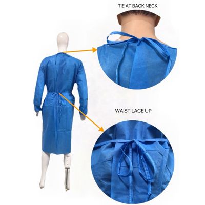 120 X 140 cm SMS Vestido aislante Protección ligera duradera con certificación CE