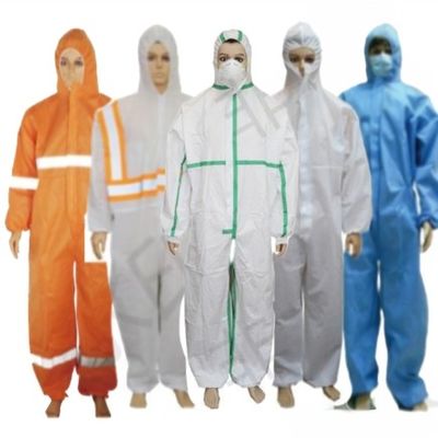 Traje de EIP Tipo 4 5 6 SMS PP Trajes de protección con microporo