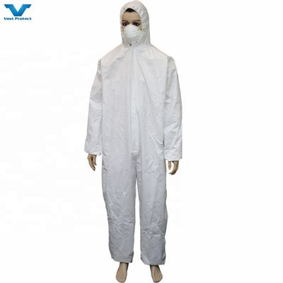 Traje de EIP Tipo 4 5 6 SMS PP Trajes de protección con microporo
