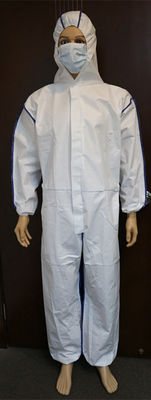 Traje de trabajo de primavera para la reducción del asbesto Traje de material peligroso Traje de trabajo de un solo uso Microporous