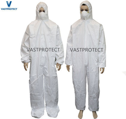 Tipo estándar 5 6 Blanco SMS sin tejido Microporoso Abrigos desechables para pintura