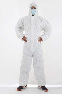 Aprobación CE Cat 3 Tipo 56 Vestido de protección respiratorio desechable y pago completo