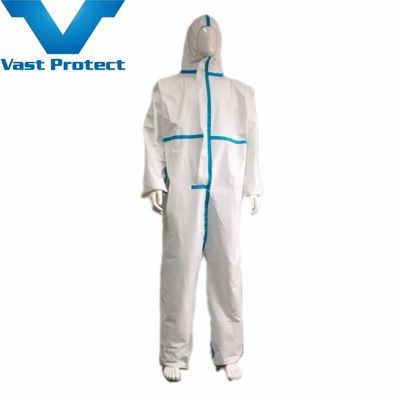 Vestidos de trabajo de seguridad de protección directa Tyvek de categoría 3/Categoría III estándar con etiqueta de logotipo