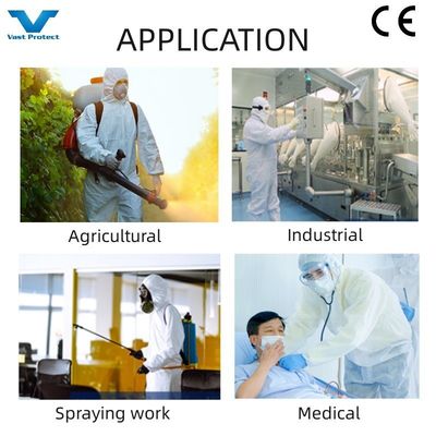 Película industrial de microporo tipo 5 6 con capucha de protección con material duradero