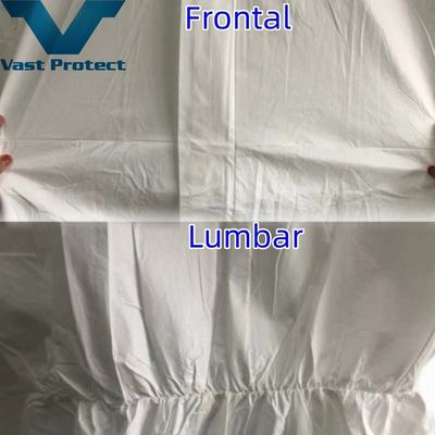 Revestimiento de tejido microporous antiestático desechable y transpirable para protección suave