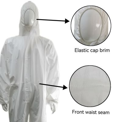 Vestidos de protección transpirables En1149 con diseño completamente cerrado