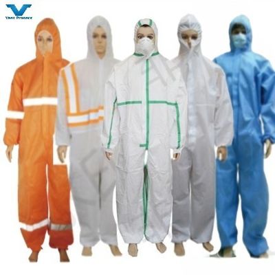 Revestimientos aislantes desechables unisex para adultos con tipo CE4/5/6 Cat3 sin máscara facial