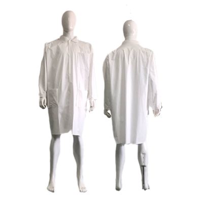 Ropa de trabajo no tejida personalizada PPE de protección uniforme de visitas abrigo de laboratorio VASTPROTECT-501