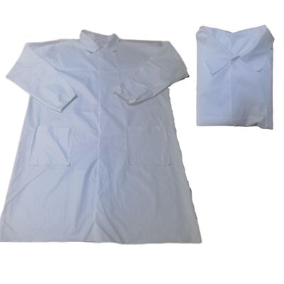 Ropa de trabajo no tejida personalizada PPE de protección uniforme de visitas abrigo de laboratorio VASTPROTECT-501