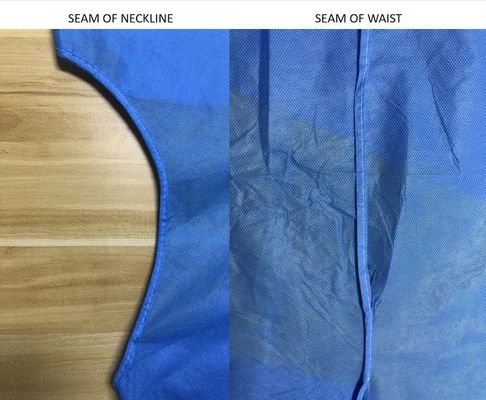VASTPROTECT-501 Vestido aislante no tejido SMS hidropónico azul