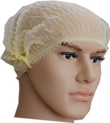 Biodegradable No tejido de PP doble banda elástica desechable Clip Mob Cap