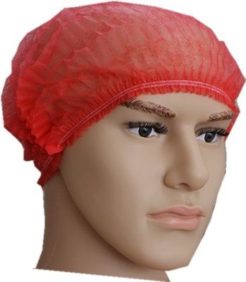 Petición personalizada ofrecida sin tejido de PP de banda elástica única desechable Clip Mob Cap