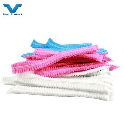 Disponible Azul 18g PP Clip Mob Bouffant Cap Para el procesamiento de alimentos Disponible