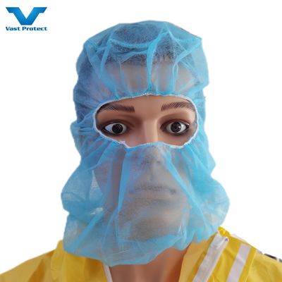 Capa de protección desechable sin tejido de PP Ninja Balaclava para astronautas con certificación ISO