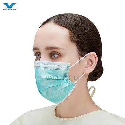En14683 3 Máscara facial para adultos con bucle de oreja transpirable con clasificación de filtro FFP1 y aprobación CE