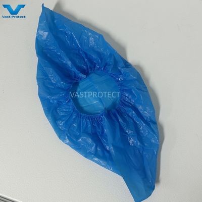 CPE cubierta de zapato resistente al agua desechable para la sala de limpieza