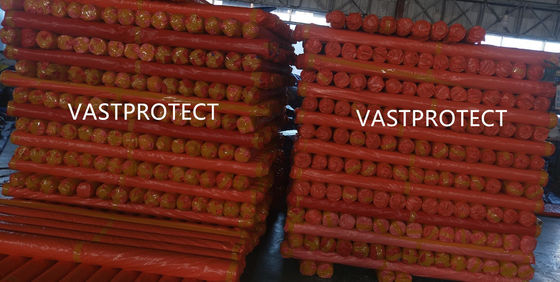 12 Prime * 100 Prime Orange PE Opciones de personalización de los rollos de lona para VASTPROTECT