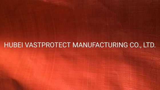Patrón sencillo de 3,65m de ancho impermeable naranja PE Tarpaulin Roll con núcleo de papel