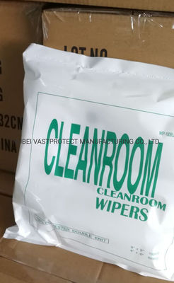 Limpadores de cuarto limpio de microfibras libres de lino de 23*23 cm blancos para limpieza a granel de lentes de cámara