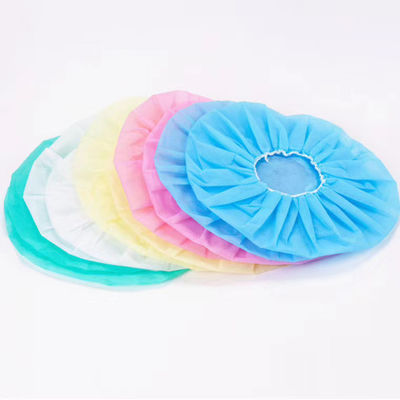 Laboratorios 21&quot; 24&quot; 10GSM 14GSM Negro de tejido no tejido de PP Red desechable para el cabello Redonda Tapón Bouffant