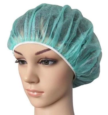 No tejido PP de una sola vez tapa redonda Bouffant para la protección de la salud Médico cirujano enfermera