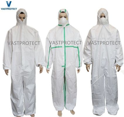 Etiqueta Accesorios Verde SMS Microporoso Sf Mf Abrigos desechables para trabajadores mineros