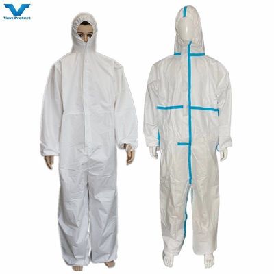 Temporada de trabajo impermeable Microporous Tyvek desechable alternativa con capucha