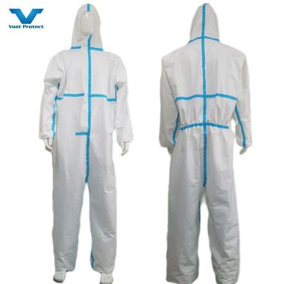 En1149 Revestimiento desechable antiestático con cinta OEM aceptado 175 * 140cm resistente al agua