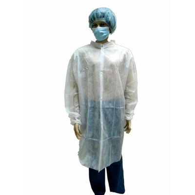 VPT601 117*135cm Abrigos de laboratorio desechables de PP para ropa de protección industrial
