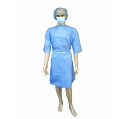 Vestido aislante desechable reforzado por SMS profesional para protección médica quirúrgica