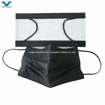 Máscara facial médica desechable no tejida de 3 capas de PP CE En14683 Tipo I/II/Iir