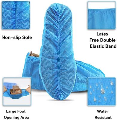 Capa de bota desechable impermeable Certificado CE Durable Antiderrapante Antiderrapante 2-30g
