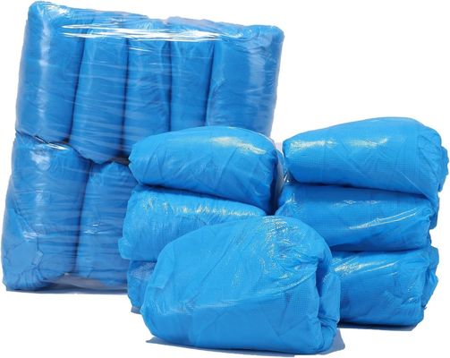 Cubierta de zapatos PE CPE para procedimientos dentales de peso ligero de 15*36cm hecha a mano o a máquina