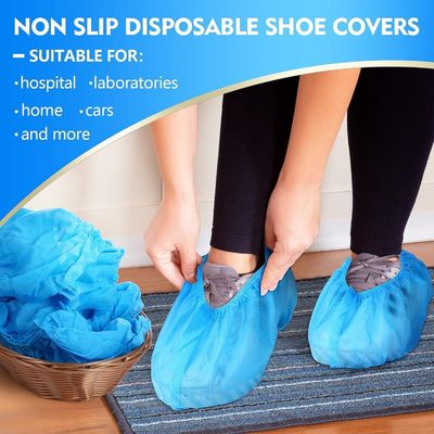 Impresión de logotipos cubierta de zapatos desechable antistatico no deslizante para máquinas o hechas a mano