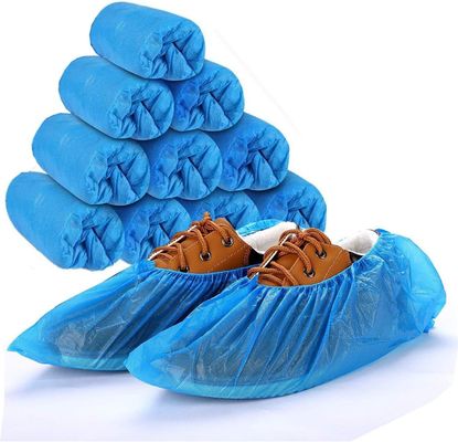 Cubierta para zapatos de limpieza médica hecha de PP/CPE/PVC no tejido para desechables y consumibles