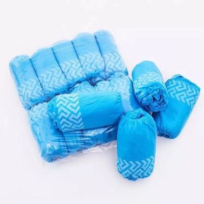 18*41cm Estilo elástico Reutilizables no tejidos de PP/PE/CPE Capa de calzado para suministros dentales