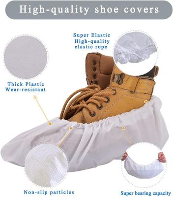 Cubierta de zapatos desechable de tela PE/CPE no tejida para clínicas hospitalarias gramos 2-30g Antiderrapante