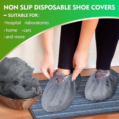 Cubierta de zapatos desechables de PP PE CPE con certificación ISO en azul blanco verde rojo gris rosa negro