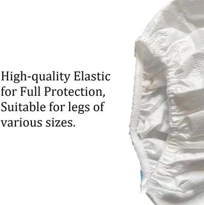 18*41cm Impresión de logotipo antiderrapante impermeable cubierta de bota desechable para el hospital médico