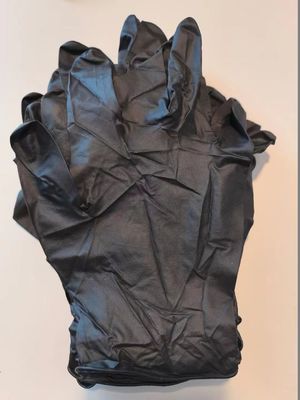 9 Guantes de examen de nitrilo de longitud máxima S M L XL para limpieza y seguridad industrial